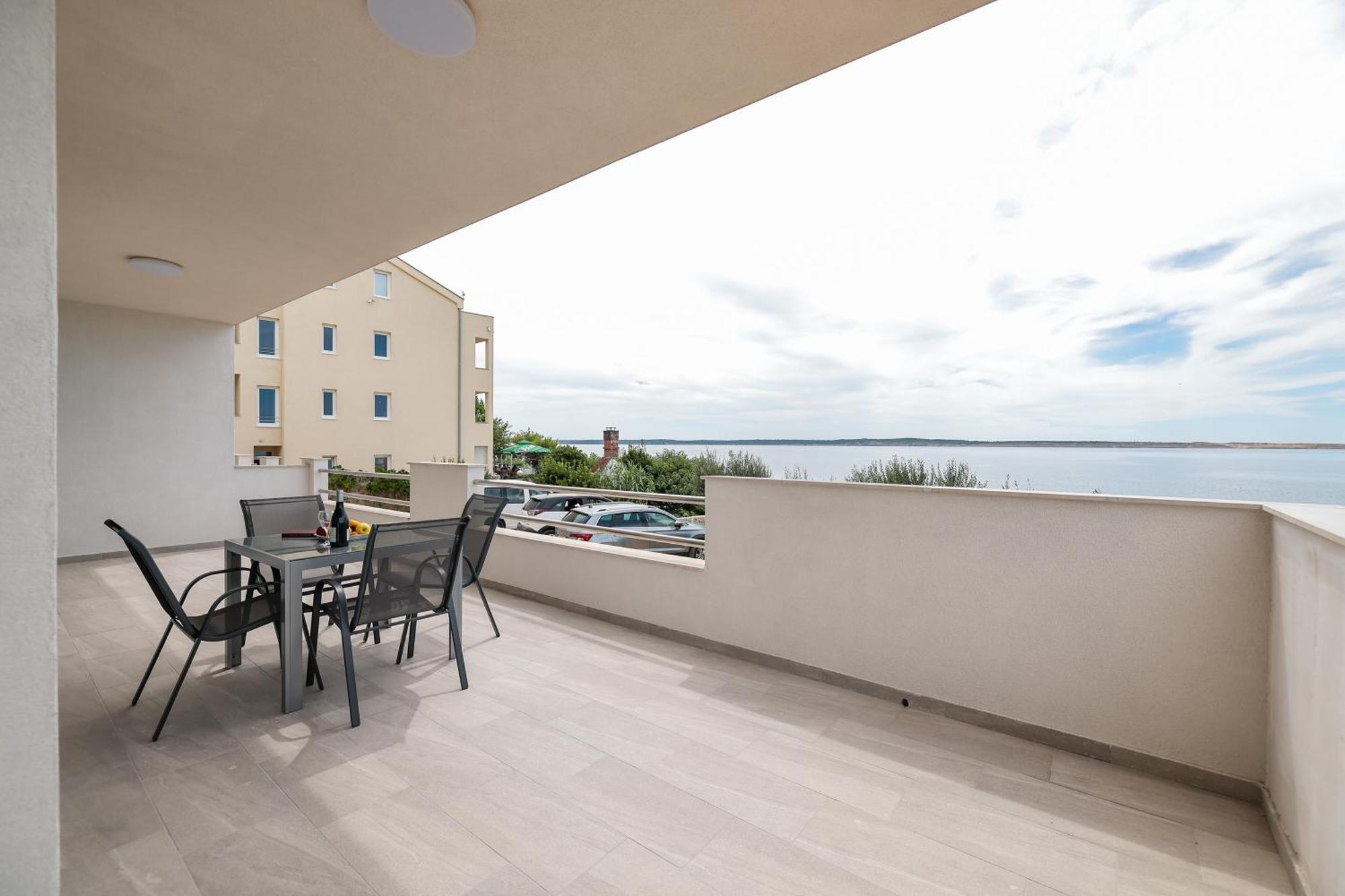 Beachfront Apartments Tic With Seaview Miletici Buitenkant foto