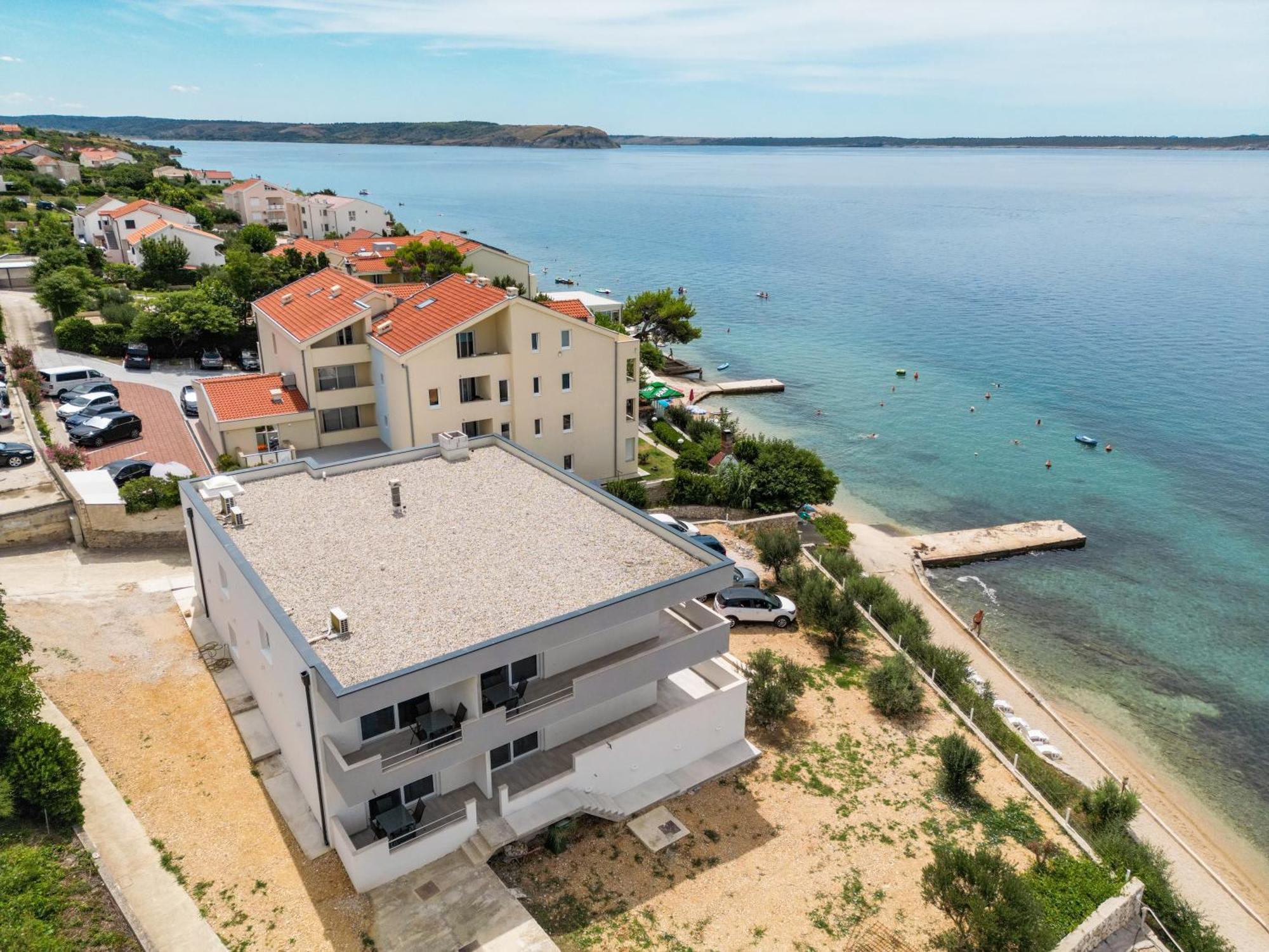 Beachfront Apartments Tic With Seaview Miletici Buitenkant foto